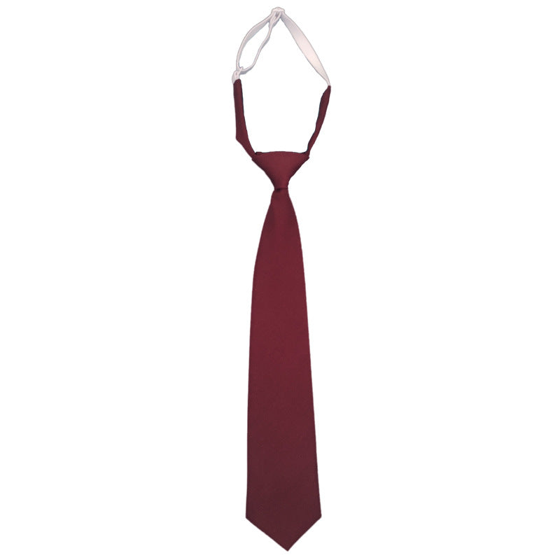 Tie bleu marine couleur solide