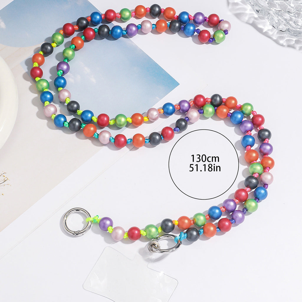 Bracelet de téléphone portable perlé de couleur sauvage