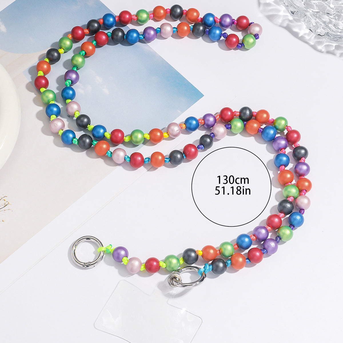 Bracelet de téléphone portable perlé de couleur sauvage