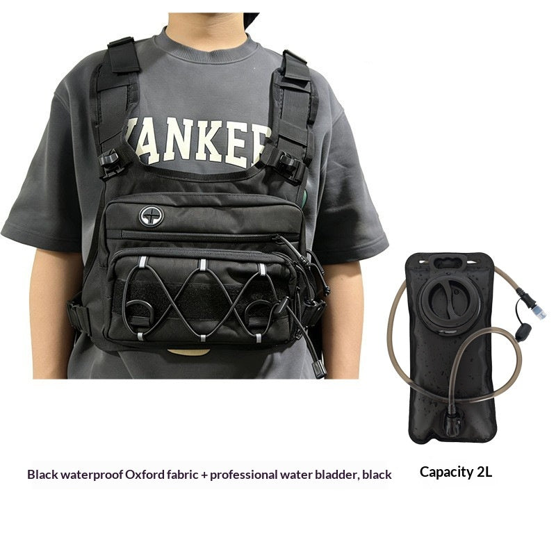 Tactical Chest Pack multifonctionnel adapté à la course sur piste