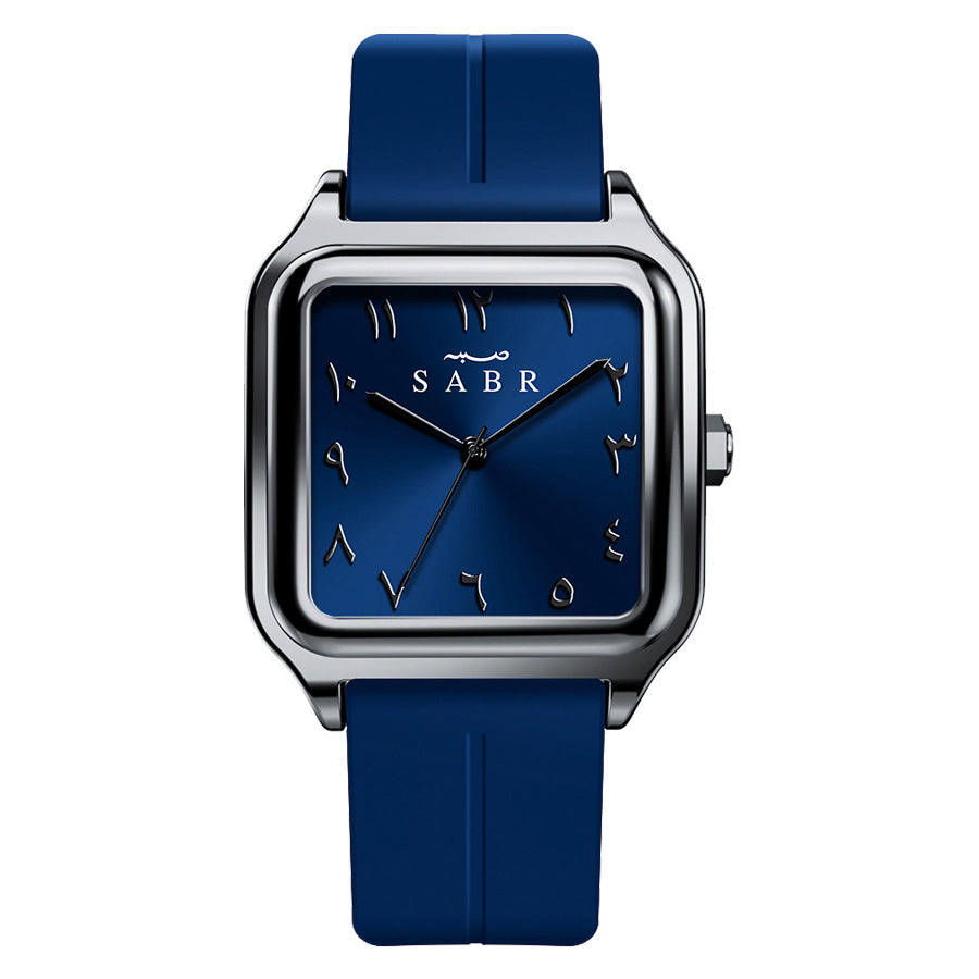 Montre à quartz métallique élégante haut de gamme