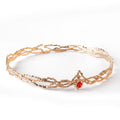 Fermoir de cheveux Gem Crystal Couronne dames