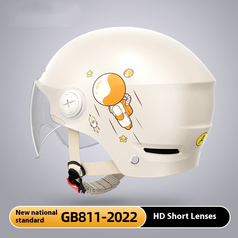 Casque de sécurité de moto électrique pour hommes et femmes