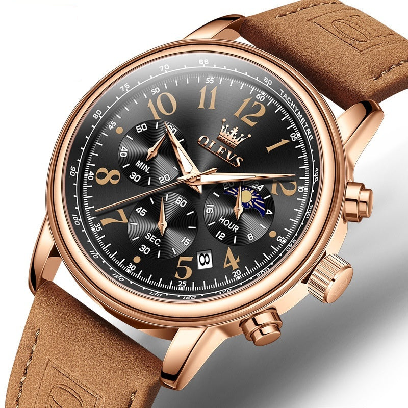 Men's All-Weather Simple Quartz Watch