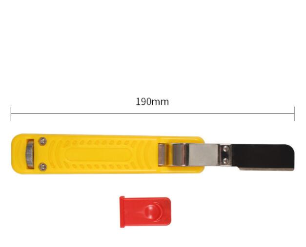 LY25-1 Ajustable Stripper de fil rond en PVC Electrician's Couteau