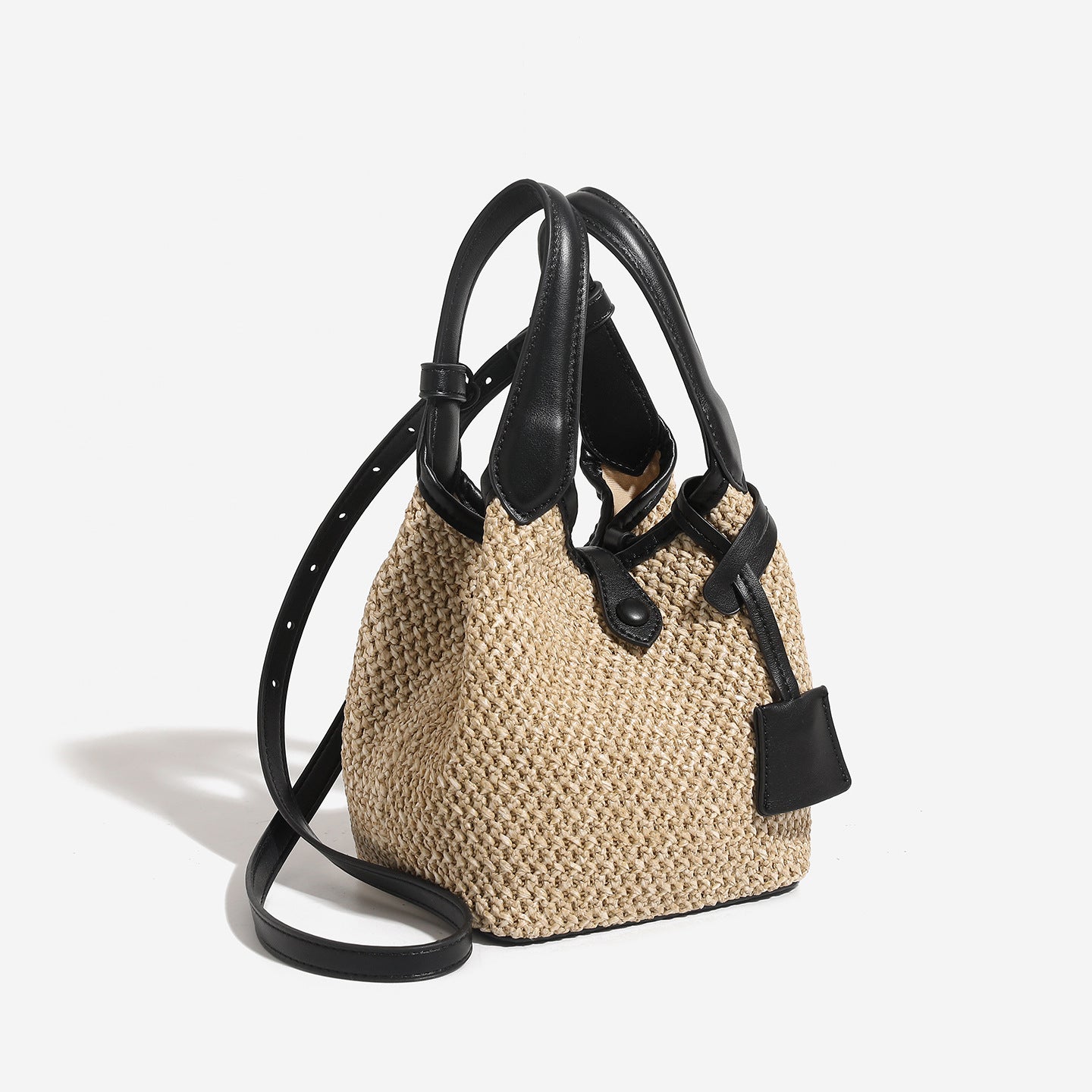 Sac à seau en paille de style coréen
