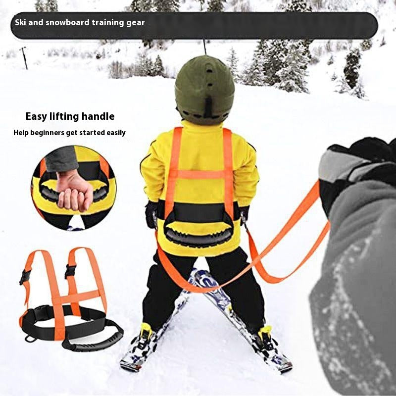 Courroie d'entraînement antidérapante pour ski de corde de sécurité
