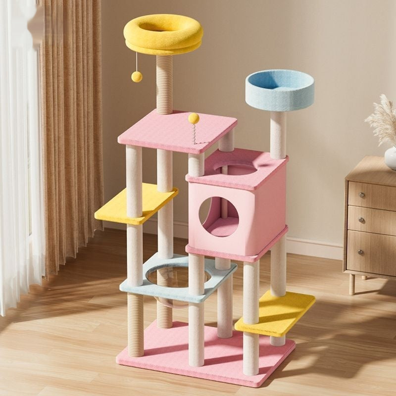 Cat Climbing Frame Cat Bed and Cat Tree All in One Large Cat Tower
