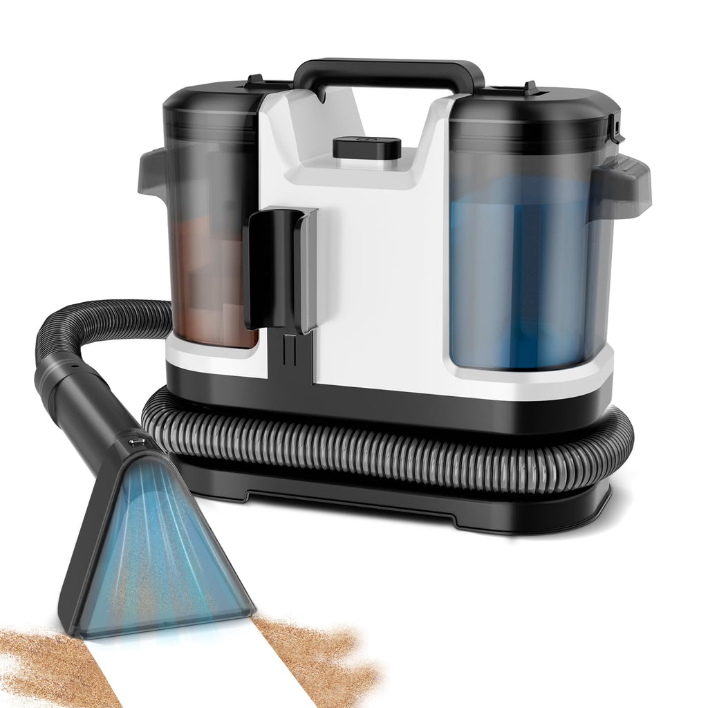 Nettoyeur de tissu Canapé Rideaux de tapis Multi-fonctions Nettoyeur à vide Spray d'aspiration intégré