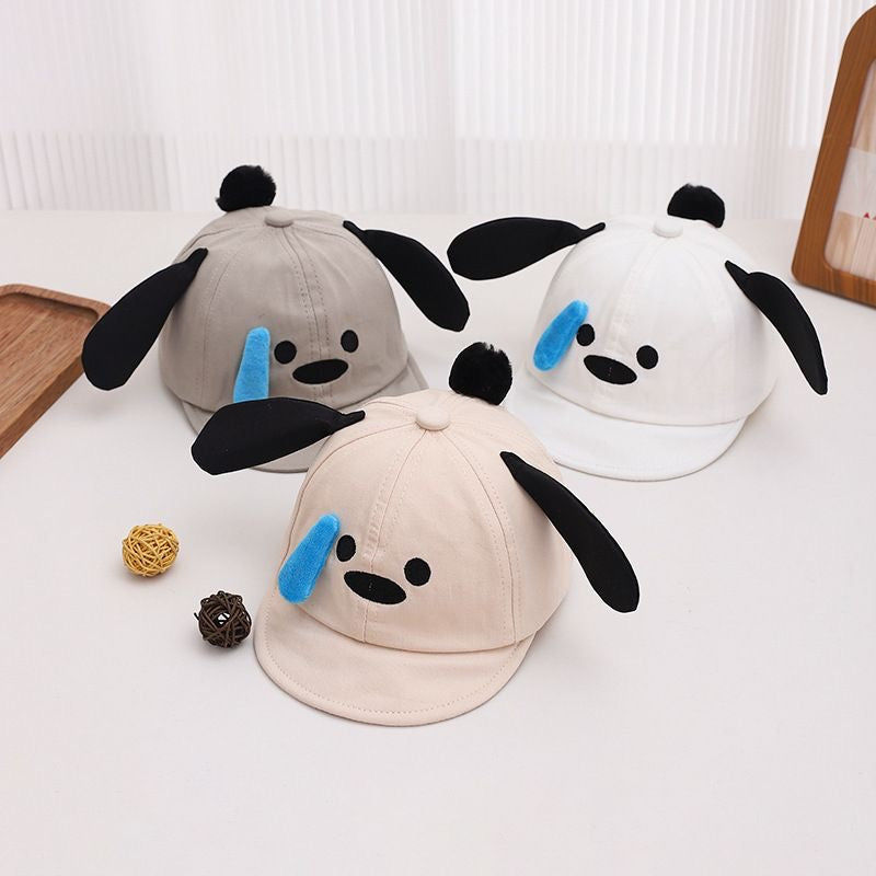 Bébé trois dimensions Puppy à oreilles draconiennes Soft Brimmed Baseball Cap Cute Cartoon Crying