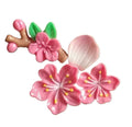 Sticker de voiture Peach Blossom rouge-1 ensemble / sac