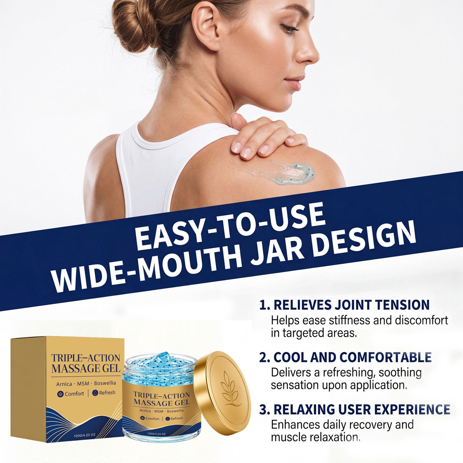 Gel doux pour le corps et les articulations