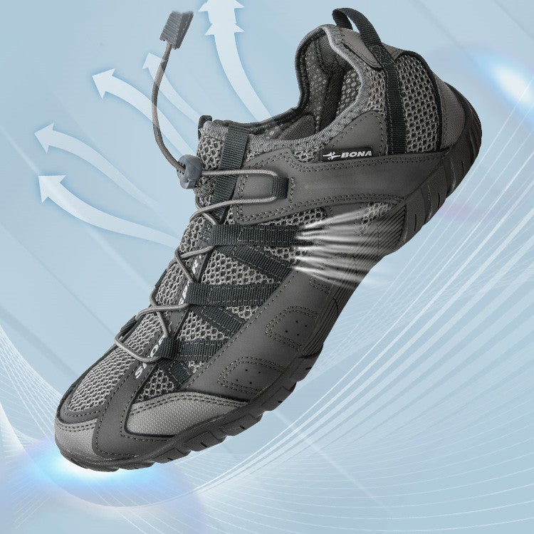 Chaussure décontractée pour homme légère et confortable avec surface respirante en mesh