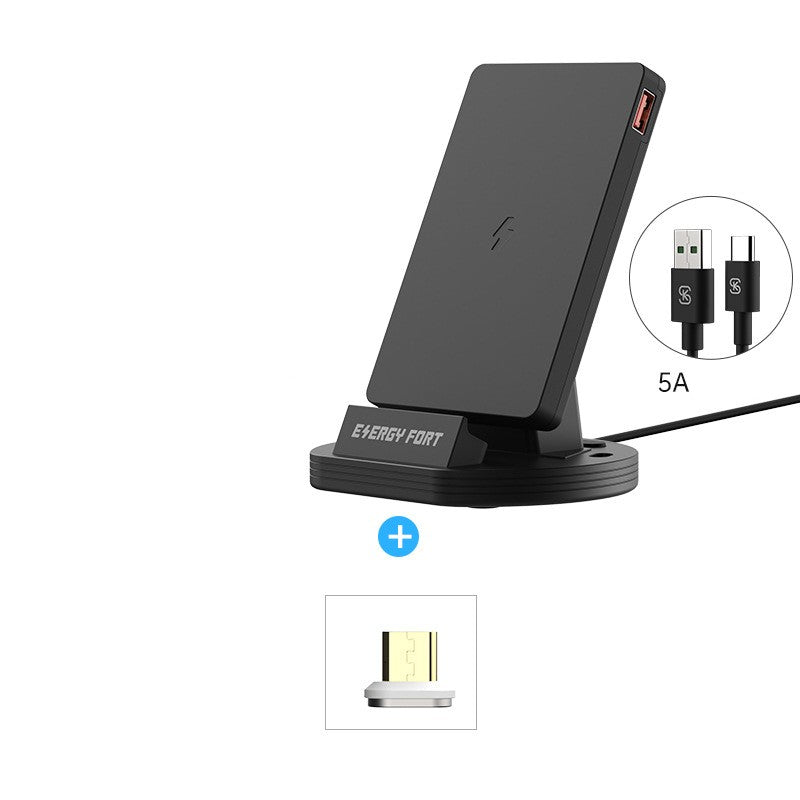 Téléphone mobile Rechargeur sans fil à absorption magnétique rapide