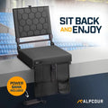 Massage chauffé Alpcour Siège de stade inclinable avec support arrière pour les bleachers