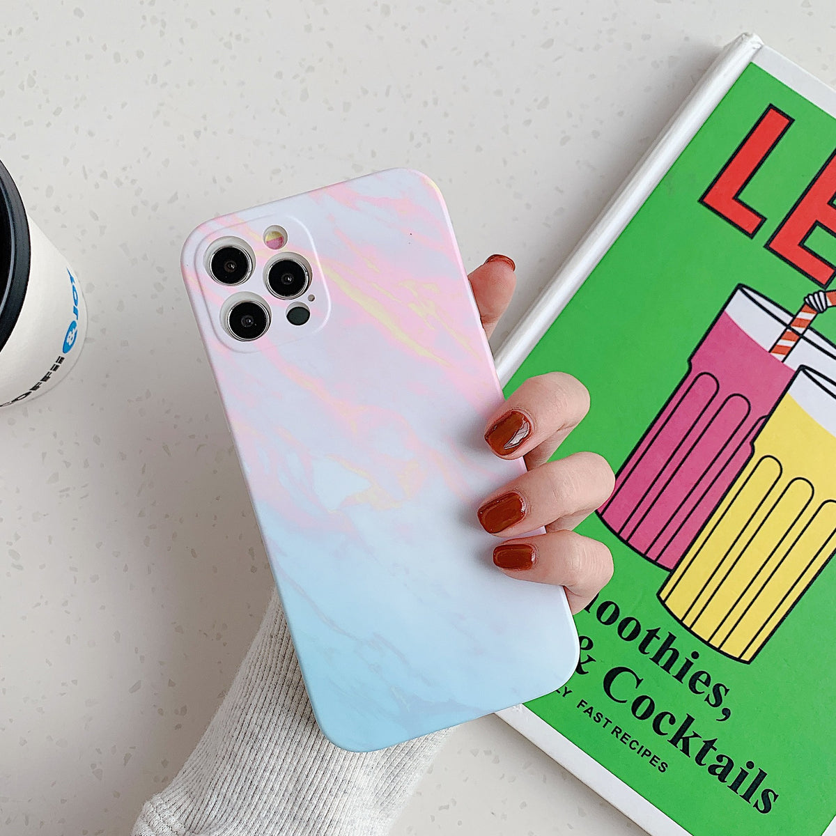 Couverture de protection contre les chutes pour téléphone mobile imprimé créatif