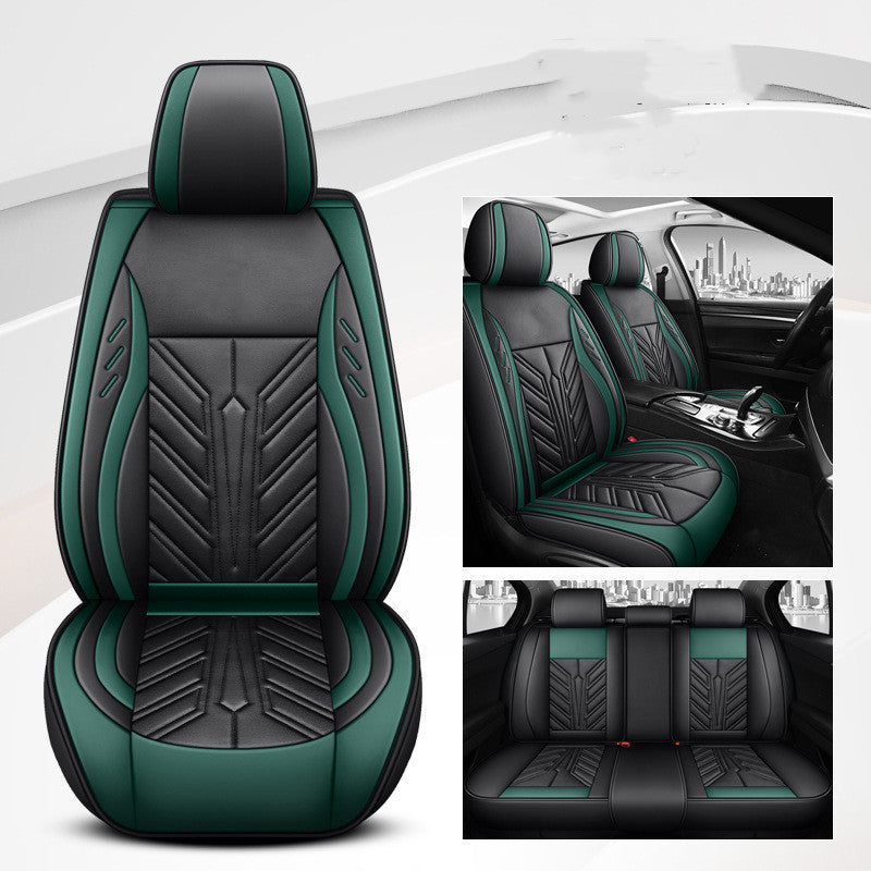 Coussin de siège de voiture tout inclus résistant à l'usure en cuir complet