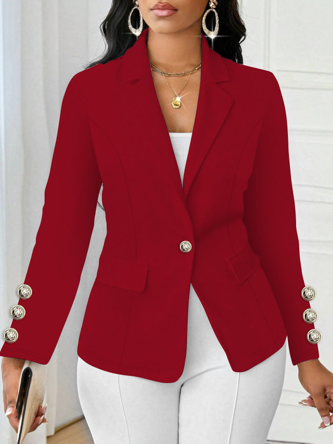 Veste de patchwork à manches longues à double manche pour femmes