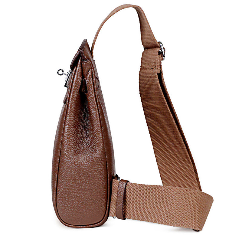 Sac de corps minimaliste pour homme Sleek Léger et de couleur solide