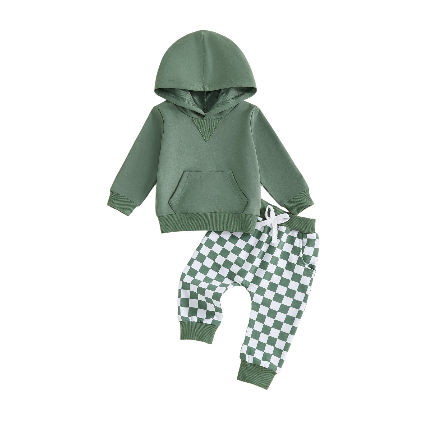 Sweatshirt à manches longues et pantalons à capuche à capuche