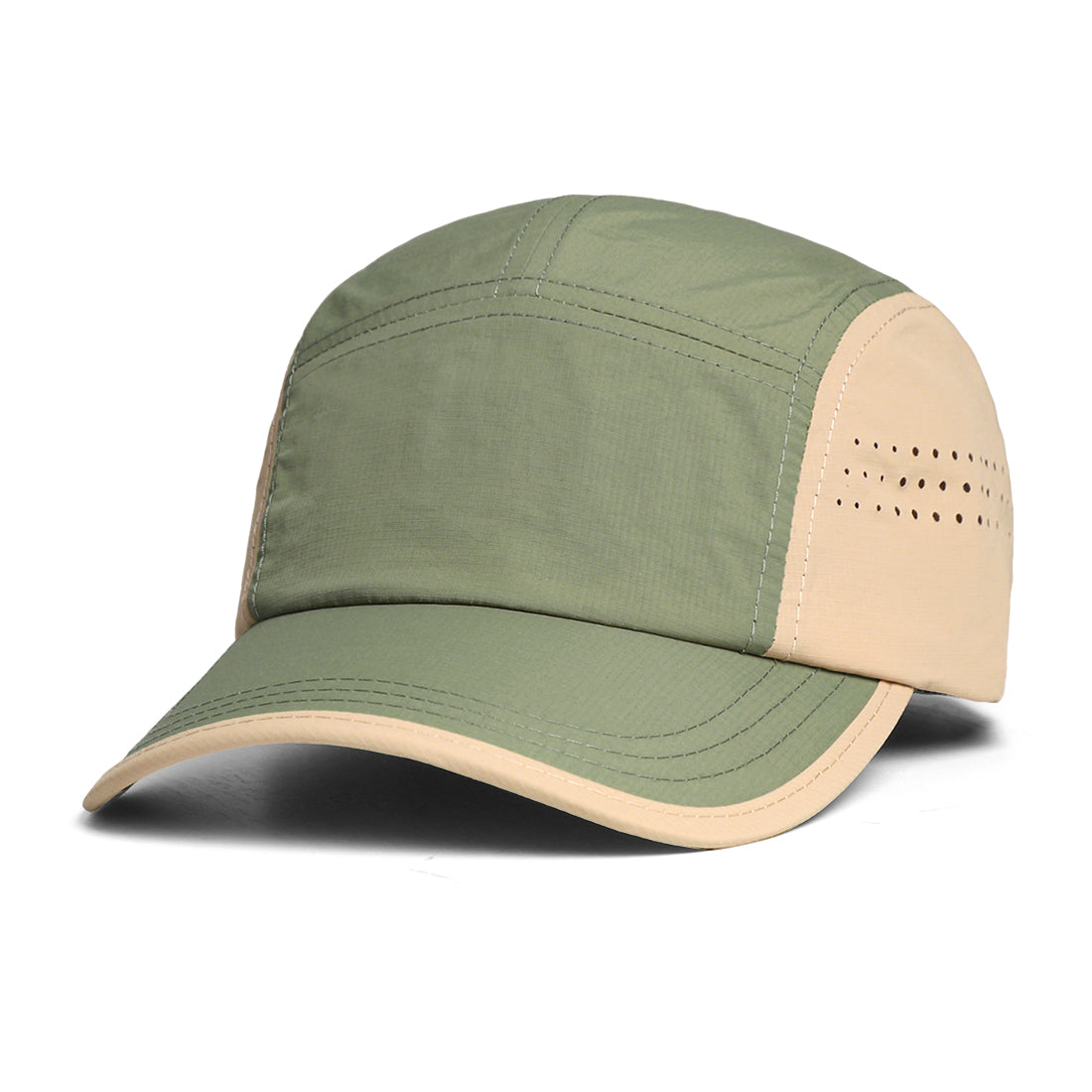 Chapeau à cinq straps de sport à séchage rapide, assorti de couleurs