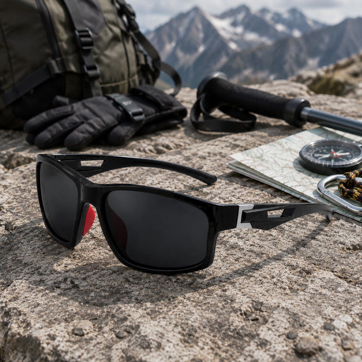 Arrivée Lunettes de soleil de sport de mode européennes et américaines pour hommes Style Trendy Wind