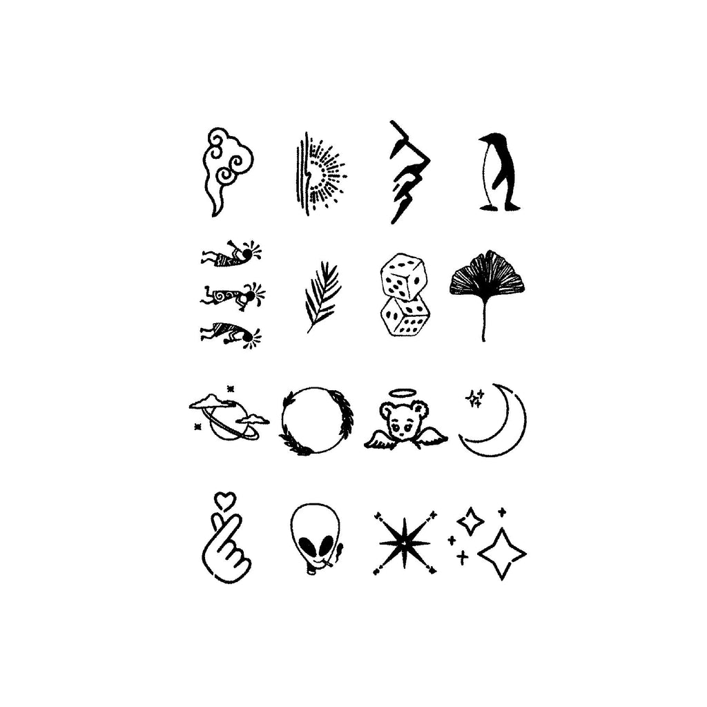 Sticker de tatouage semi-permanent à base de plantes