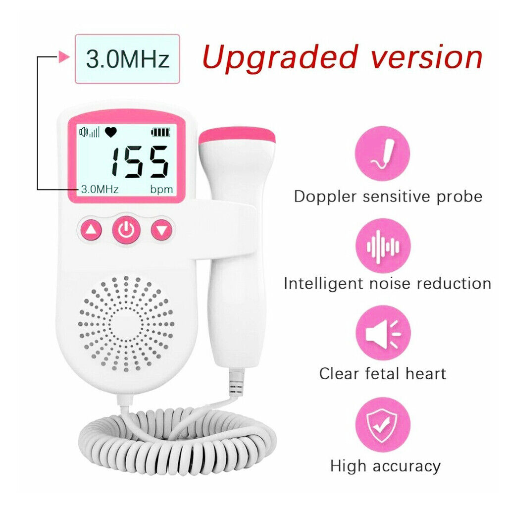 Doppler foetal Detektor Baby Herzschlag Taux Sonde Prnatale Monitor Ultraschall