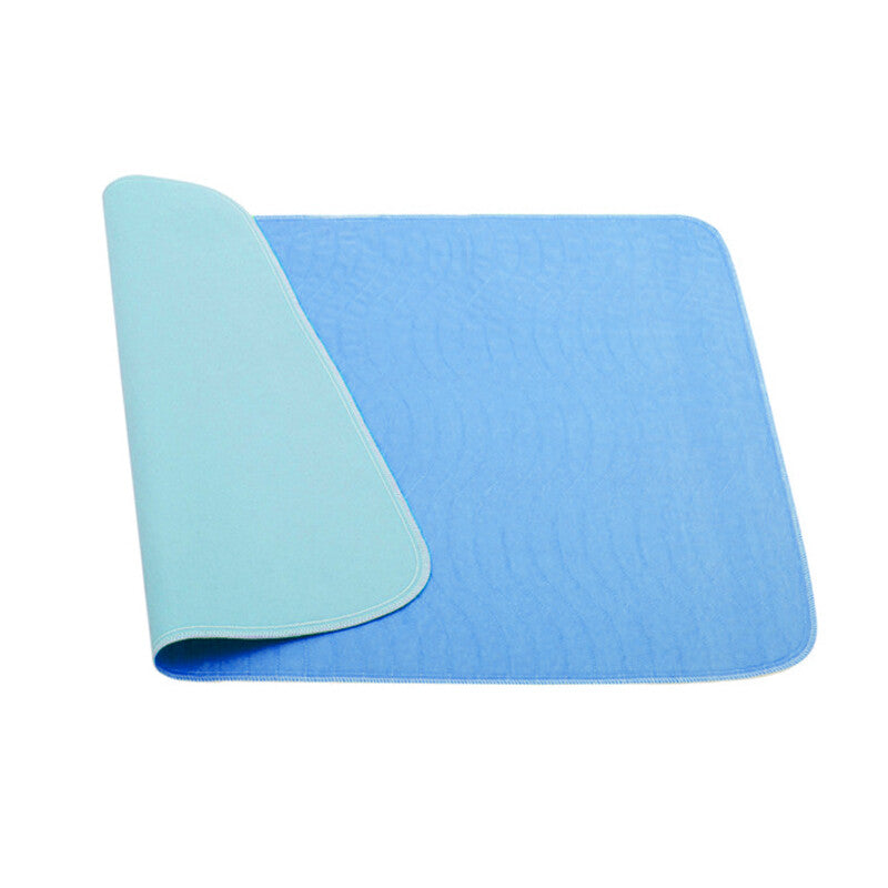 Feuilles de protection pour lits lavables à l'incontinence bleue - Haute absorption réutilisable