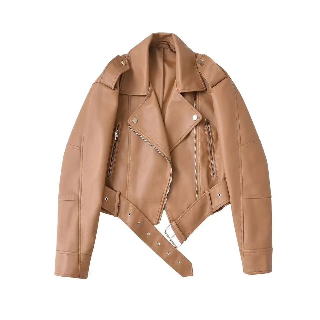 Best-seller Street style Retro Tundown Collar Loose Laved Jacket