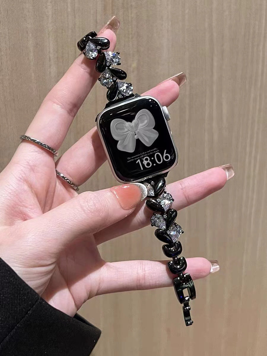 Bracelet de montre Charm Zircon Chain Premium