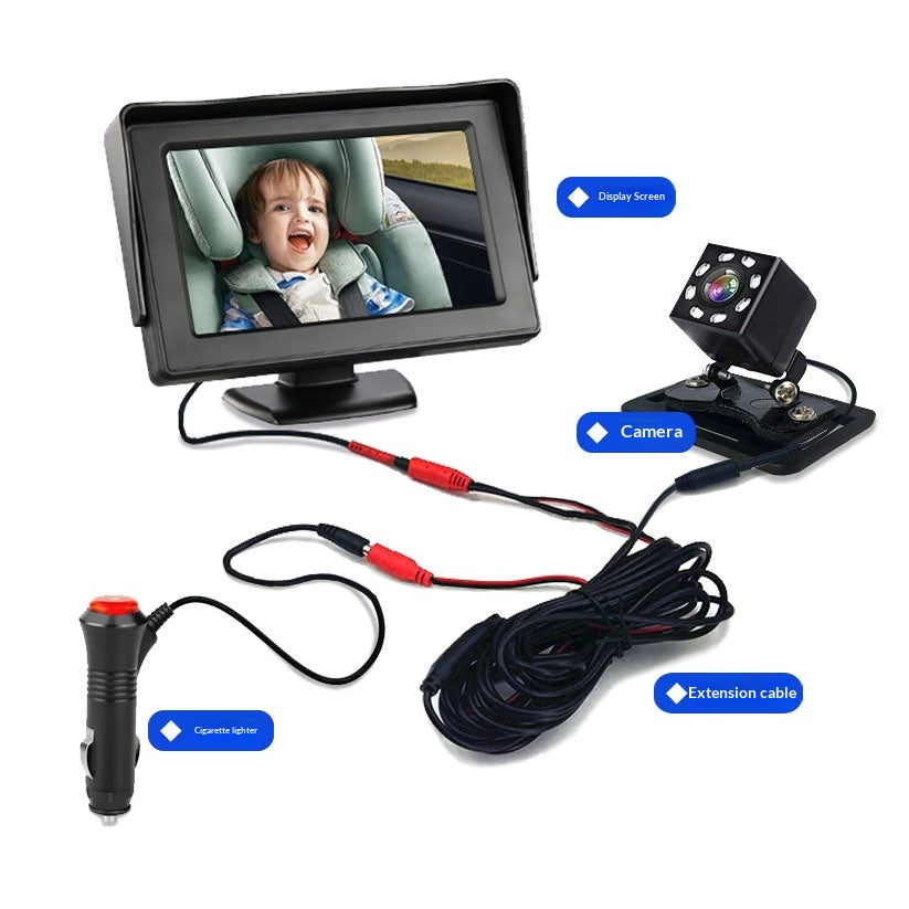 Moniteur de bébé d'affichage HD en voiture