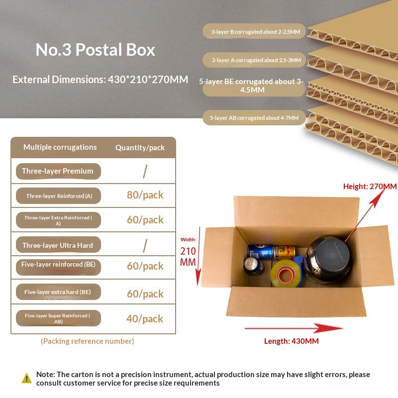 Boîte à papier pour la logistique extra dure
