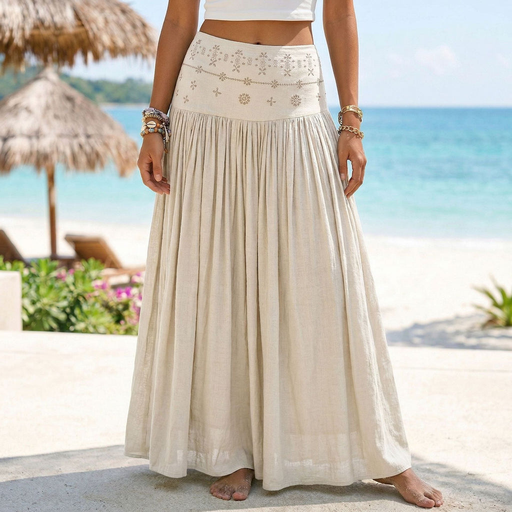 Jupe en coton pour femmes