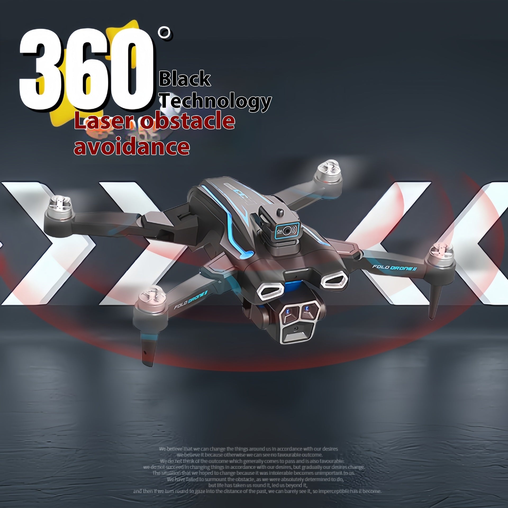 H35 Photographie aérienne UAV Évitement d'obstacles HD de 8k