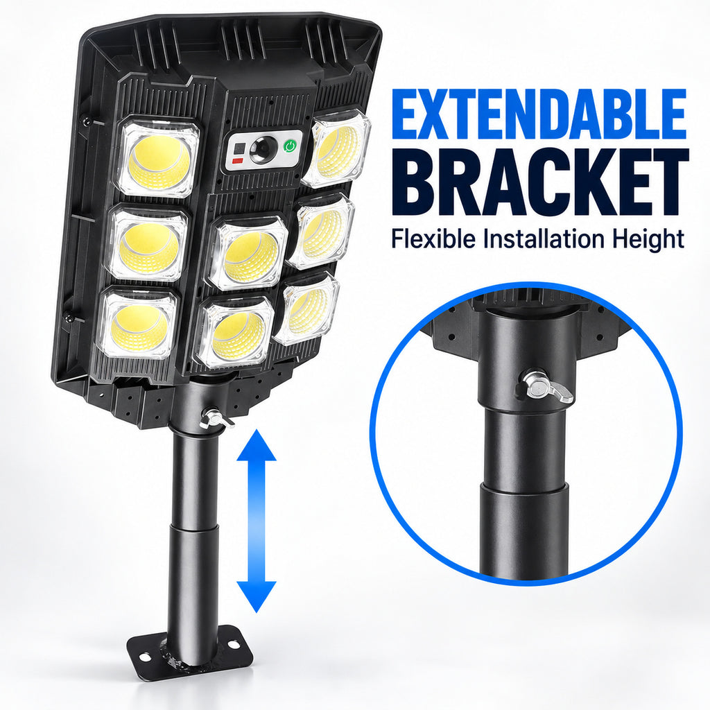 Capteur de mouvement solaire COB Garden Light W7101B 3 Pour la décoration de jardin LED Landscape Li