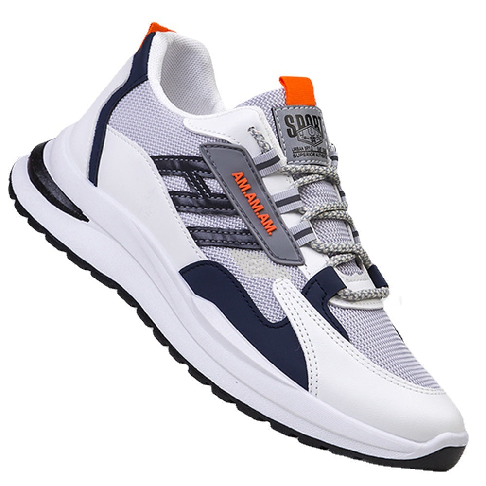 Sneakers Hommes Tissage Volant Mesh Surface Respirant Chaussures de Running de Loisirs