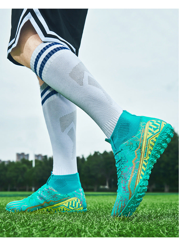 Chaussures de soccer haut de gamme pour jeunes spike Turf