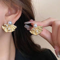 Boucles d'oreilles Perle Femmes haut de gamme Ear Drop Explosions Niche Design Light Luxury Ear Bijoux