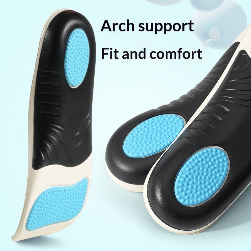 Semelles de support d'arc avec une coupe en U pour prévenir la surpronation et la supination