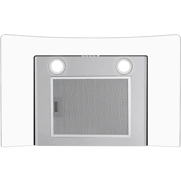Hotte de 30" à montage mural 450CFM en verre trempé Éventé Éventail 3 vitesses W/LED