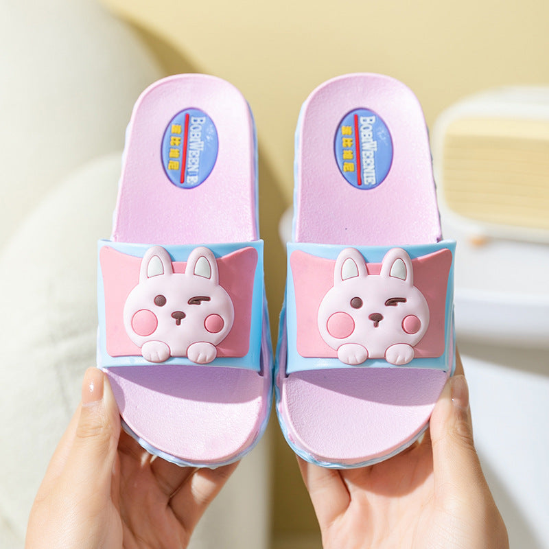 Enfants d'été Cartoon Non-dérapant Soft Bottom Sandales