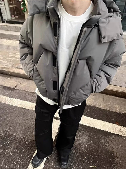 La tendance des jeunes élèves portant des vestes de pain en vrac avec amour
