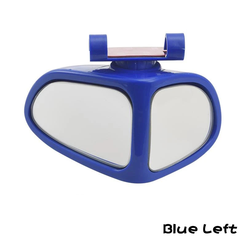 Voiture Renverser petit miroir rond avant et arrière roue grand-angle miroir à double bord Auxile