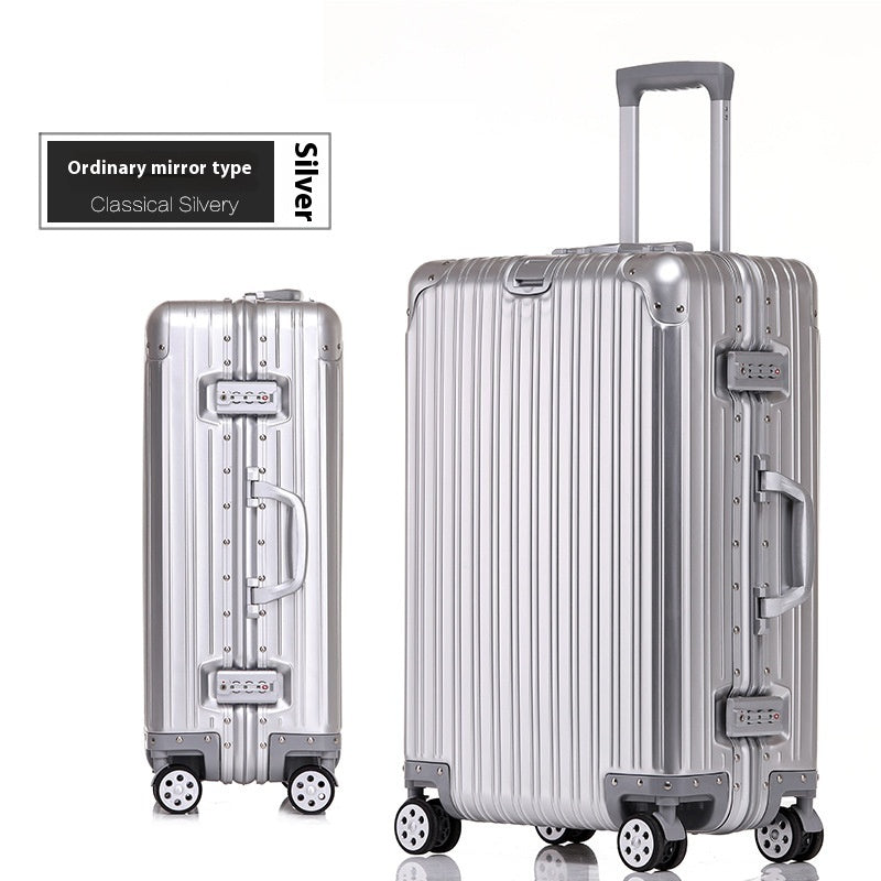 Boîtier de chariot en aluminium pour bagages en magnésium
