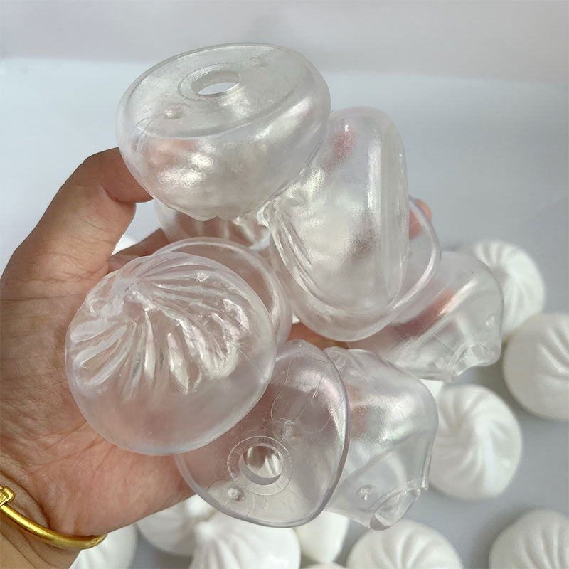 Simulation Bun à vapeur TPR Peau de boules creuses Bricolage Jouet anti-stress