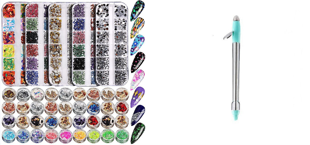 Sticker diamanté Iridescent Transparent AB