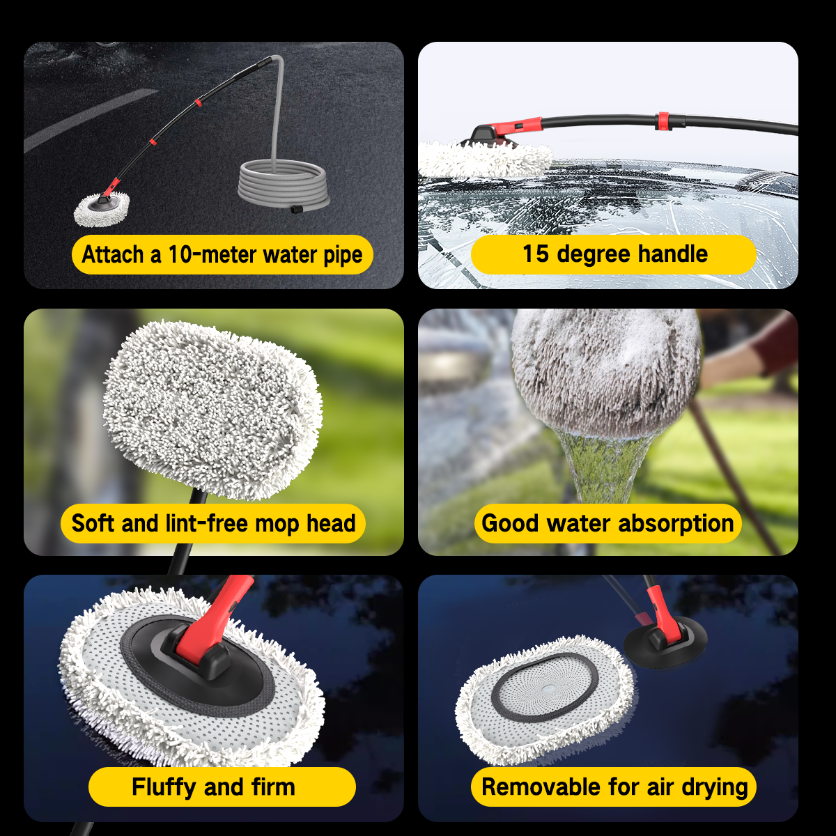 Portable 41-pouces automatique de lavage de voiture d'eau pour usage domestique et extérieur