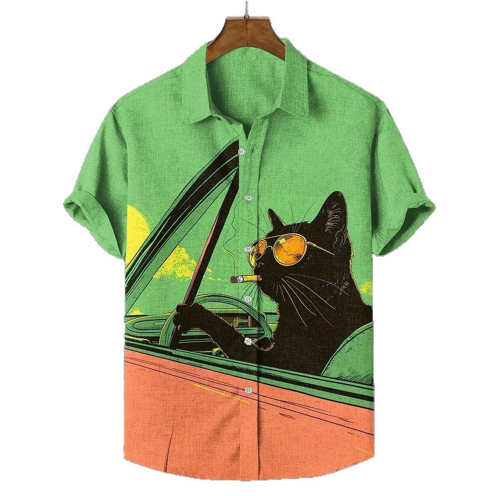 Chemise de plage 3D pour homme