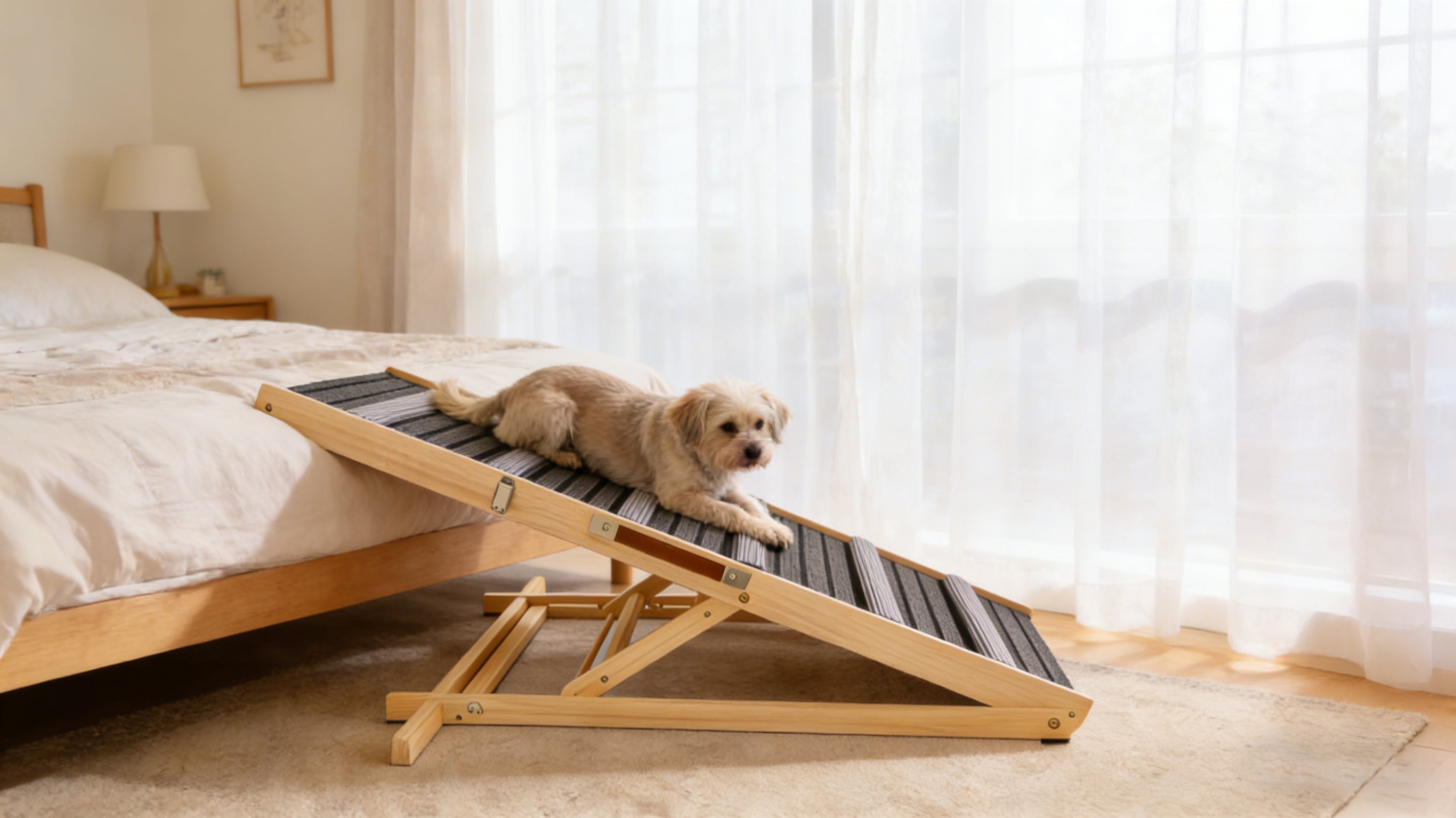 Rampe de chien améliorée pour Couch